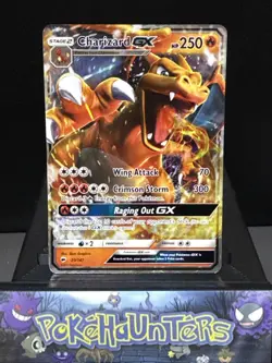 Pokemon Card Charizard GX 20/147 Burning Shadows Half Art Ultra Rare Near Mint - Image 1