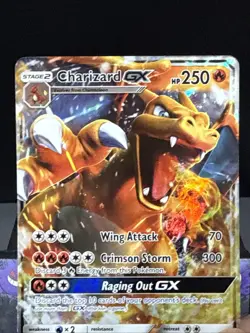 Pokemon Card Charizard GX 20/147 Burning Shadows Half Art Ultra Rare Near Mint - Image 2