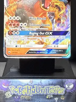 Pokemon Card Charizard GX 20/147 Burning Shadows Half Art Ultra Rare Near Mint - Image 3