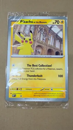 Pikachu At The Museum Jumbo Promo Card - Image 2