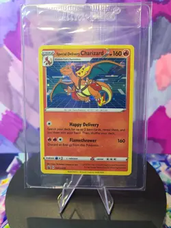 Pokemon Special Delivery Charizard SWSH075 Factory Sealed Black Star Promo NM/M - Image 1
