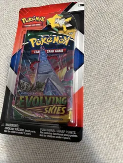 Pokemon Evolving Skies & Chilling Reign 2 pack Blister w/ pin - Sealed - SEE PIC - Image 3