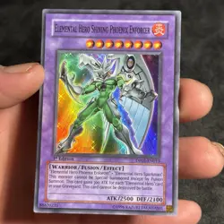 Yu-Gi-Oh Elemental Hero Shining Phoenix Enforcer Super 1st Ed DP05-EN013 - Image 2