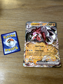 **JUMBO CARD** Pokemon TCG--Lycanroc ex 117/193 **JUMBO CARD**--NM - Image 1