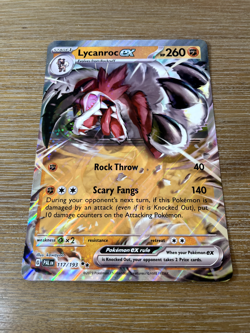 **JUMBO CARD** Pokemon TCG--Lycanroc ex 117/193 **JUMBO CARD**--NM - Image 2