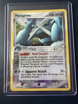 Metagross 11/101 Hidden Legends 2004 Holo Rare Vintage Pokemon Card LPMetagross - Image 1