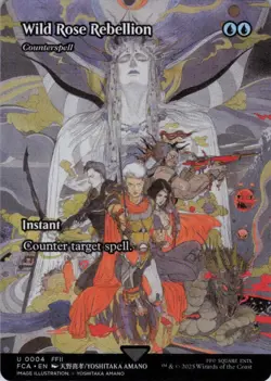 MTG Wild Rose Rebellion (Showcase) (4) | NM | Final Fantasy Through Ages {FCA} - Image 1