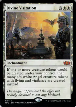 MTG Divine Visitation (113) | NM | Commander: Tarkir: Dragonstorm {TDC} - Image 1