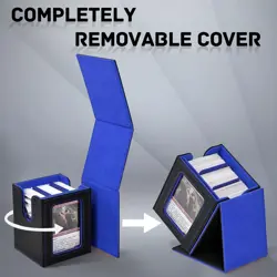 ZLCA MTG Deck Box with Commander Window Display, Trading Card Storage Box Holds - Image 5