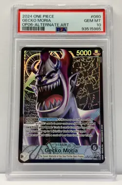 2024 ONE PIECE GECKO MORIA OP06-ALTERNATE ART - Image 1