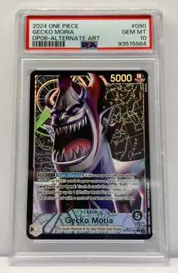 2024 ONE PIECE GECKO MORIA OP06-ALTERNATE ART - Image 5