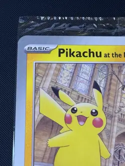 Pokemon TCG Pikachu At The Museum Jumbo Promo Card Sealed - Image 2