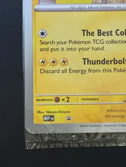 Pokemon TCG Pikachu At The Museum Jumbo Promo Card Sealed - Image 5
