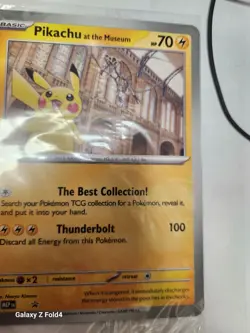 Pokemon TCG Pikachu At The Museum Jumbo Card Promo Card Sealed. - Image 3
