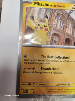 Pokemon TCG Pikachu At The Museum Jumbo Card Promo Card Sealed. - Image 4