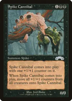 Spike Cannibal Exodus PLD Black Uncommon MAGIC THE GATHERING CARD ABUGames - Image 1
