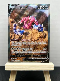 Drapion V GG49/GG70 Crown Zenith Galarian Gallery NM Full Art Pokemon Card - Image 1