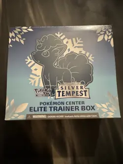 2022 Pokemon Center Exclusive Elite Trainer Box: Sword & Shield Silver Tempest - Image 1