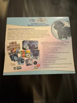 2022 Pokemon Center Exclusive Elite Trainer Box: Sword & Shield Silver Tempest - Image 2