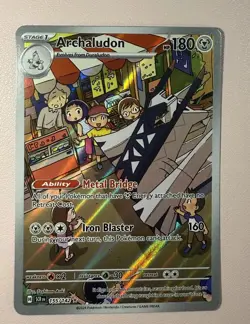 POKEMON TCG Archaludon 155/142 Sv07: Stellar Crown Holo - Image 1