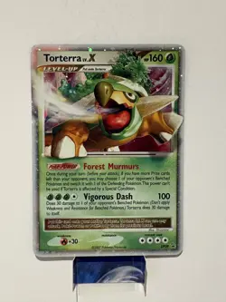 Torterra LV.X Holo Pokemon Diamond and Pearl Promos 2007 DP09 LP - Image 1