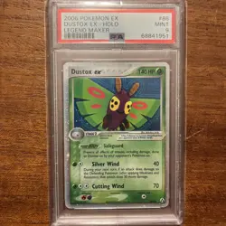 Pokemon Dustox ex 86/92 Holo EX Legend Maker 2006 PSA 9 Mint - Image 1