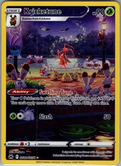 Kricketune GG02/GG70 Crown Zenith: Galarian Gallery - Pokemon Card - NM - Image 1