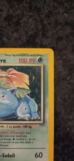 Pokemon TCG Venusaur Base Set 15/102 Holo Rare HP (French) - Image 2