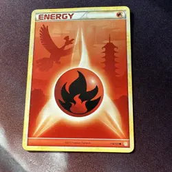 Pokemon Ho-oh Fire Energy 116/123 Lp/NM Hgss Heart Gold Soul Silver - Image 1