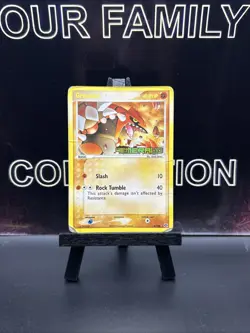 Groudon EX EMERALD Reverse Holo Stamped 5/106 2005 Pokemon Card HP Damaged - Image 1