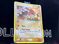 Groudon EX EMERALD Reverse Holo Stamped 5/106 2005 Pokemon Card HP Damaged - Image 4