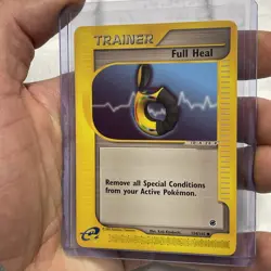 Full Heal 154/165 Expedition Common Vintage 2002 Pokemon Card MP E-Reader Vtg - Image 2