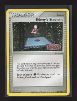 Pokemon Power Keepers #82/108 Holofoil Stamped Sidney's Stadium - Image 1