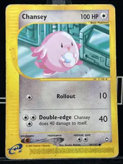 Chansey - Aquapolis 69/147 2002 - E Reader - Pokemon TCG - WOTC - Image 3