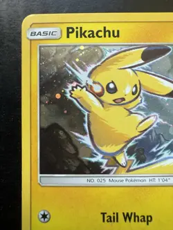 Pokemon Pikachu SM98 Black Star Promo Sun And Moon Holo (NM) - Image 2
