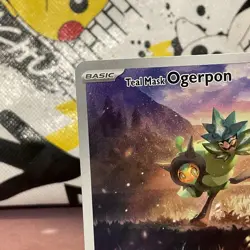 Teal Mask Ogerpon Svp 123 Pokemon Center Exclusive Stamped NM - Image 3
