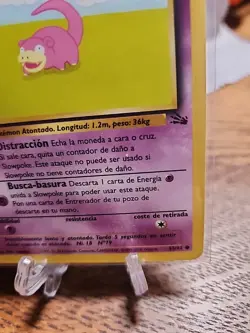 Slowpoke (SPANISH) 1st Edition 55/62 Fossil Foreign Vintage Pokemon TCG - Image 5