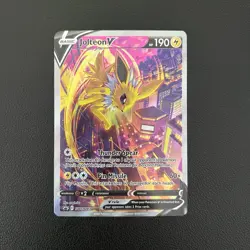 Pokemon TCG Jolteon V Sword & Shield Promo SWSH183 Holo - NM - Image 1