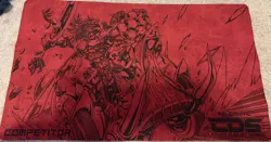 Yugioh LDS RBET Yggdrasil Gladiator Beast Heraklinos Playmat Competitor RED - Image 1