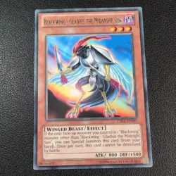 Blackwing - Gladius the Midnight Sun CBLZ-EN095 Rare 1st Edition LP Yu-Gi-Oh - Image 1