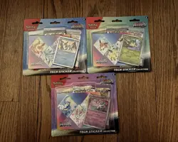 Pokemon TCG Prismatic Evolutions Tech Sticker Collection Set Lot Of 3 Sealed New - Image 1