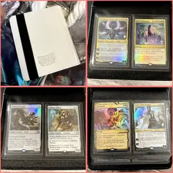 Magic the Gathering Commander 80 Card Binder Foil Mythic Rare Planeswalker Anime - Image 1