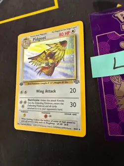 Pokemon TCG 1st Edition Pidgeot 8/64 Jungle Holo 1999 228 💎LP💎 - Image 2