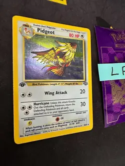 Pokemon TCG 1st Edition Pidgeot 8/64 Jungle Holo 1999 228 💎LP💎 - Image 3