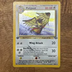 1999 Pokemon TCG Pidgeot Jungle Set 8/64 1st Edition Holo Rare - Image 1