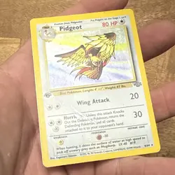 1999 Pokemon TCG Pidgeot Jungle Set 8/64 1st Edition Holo Rare - Image 2
