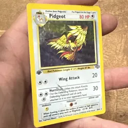 1999 Pokemon TCG Pidgeot Jungle Set 8/64 1st Edition Holo Rare - Image 3