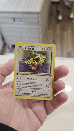 Pokemon Pidgeot Jungle 1st Edition Holo Card 8/64 Rare - Image 2