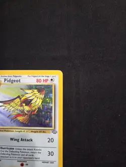Pokemon Pidgeot Jungle 1st Edition Holo Card 8/64 Rare - Image 3