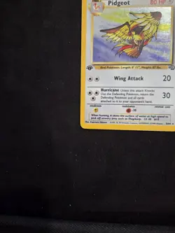 Pokemon Pidgeot Jungle 1st Edition Holo Card 8/64 Rare - Image 5